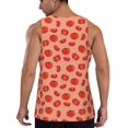 thumbnail image 3 of Fotbe Tomato Pattern Men's Quick Dry Workout Tank Top Gym Muscle Tee Fitness Bodybuilding Sleeveless T Shirt Breathable Workout Shirt-Medium, 3 of 9