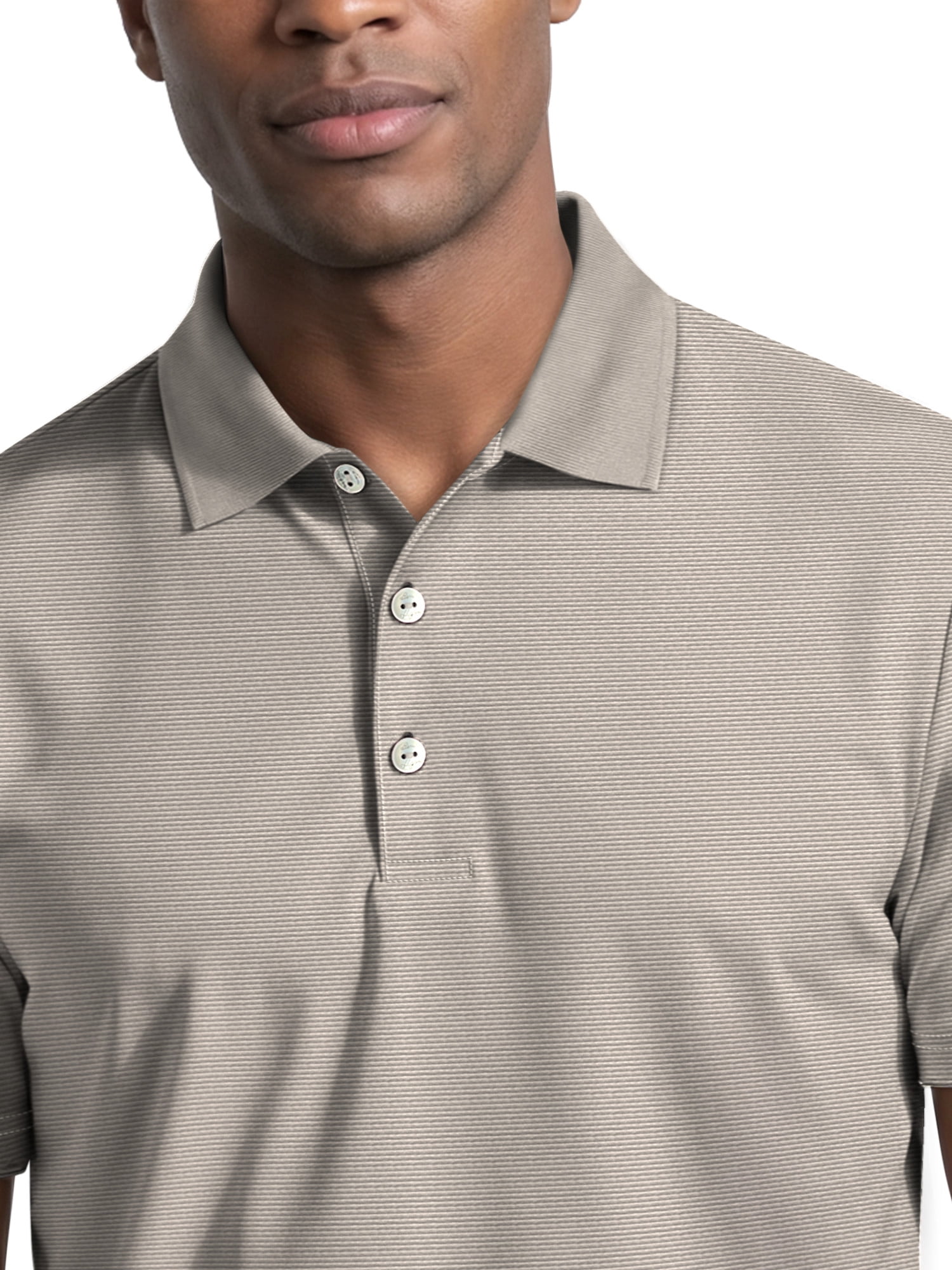 Ben Hogan Men's & Big Men's Performance Solid Polo Shirt with Short Sleeves, Sizes S-5XL