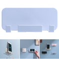 thumbnail image 2 of Wall Phone Holder Multifunctional Toothbrush Plug Hanger Metal Made Punch-Free, 2 of 7