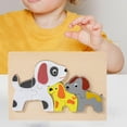 thumbnail image 3 of HILABEE Cartoon 3D Puzzle Educational Toy Learning Toys Building Blocks Cognitive Dog, 3 of 6