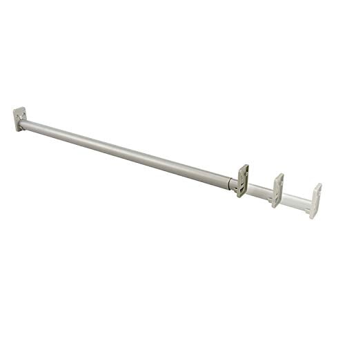 ClosetMaid 8891 SuiteSymphony Tringle de Placard Extensible 30 Pouces à 48 Pouces, Nickel Satiné
