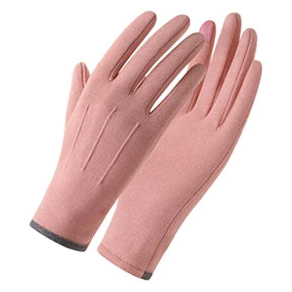 CAIXIA Heated Work Gloves Women Winter Thermal Lined Touchscreen Mittens for Cycling Driving and Outdoor Activities Windproof Cold Weather Gloves,Pink