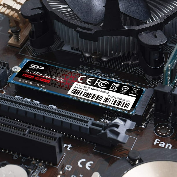 Silicon Power 256GB NVMe PCIe Gen3x4 M.2 2280 R W up to 3 200