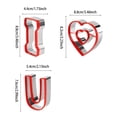 thumbnail image 3 of Stainless Steel Wrapped Edge Valentine's Day Love Cookie DIY Handmade Cake Baking Tools, 3 of 4