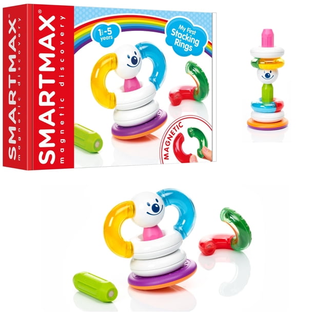 SmartMax Mis Primeros Anillos Magnéticos Apilables para Niños de 1.5 a 5 Años