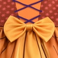 thumbnail image 5 of Girls Sanderson Sister Cartoon Dress Witch Halloween Outfit Party Gown, 5 of 7