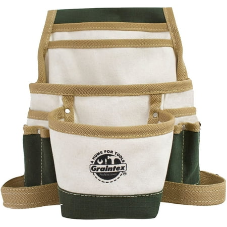 UPC: 0876748008291 | Graintex CS1829 10 Pocket Nail & Tool Pouch