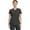 Black, variant on Infinity Women's Scrubs Top V-Neck CK865A