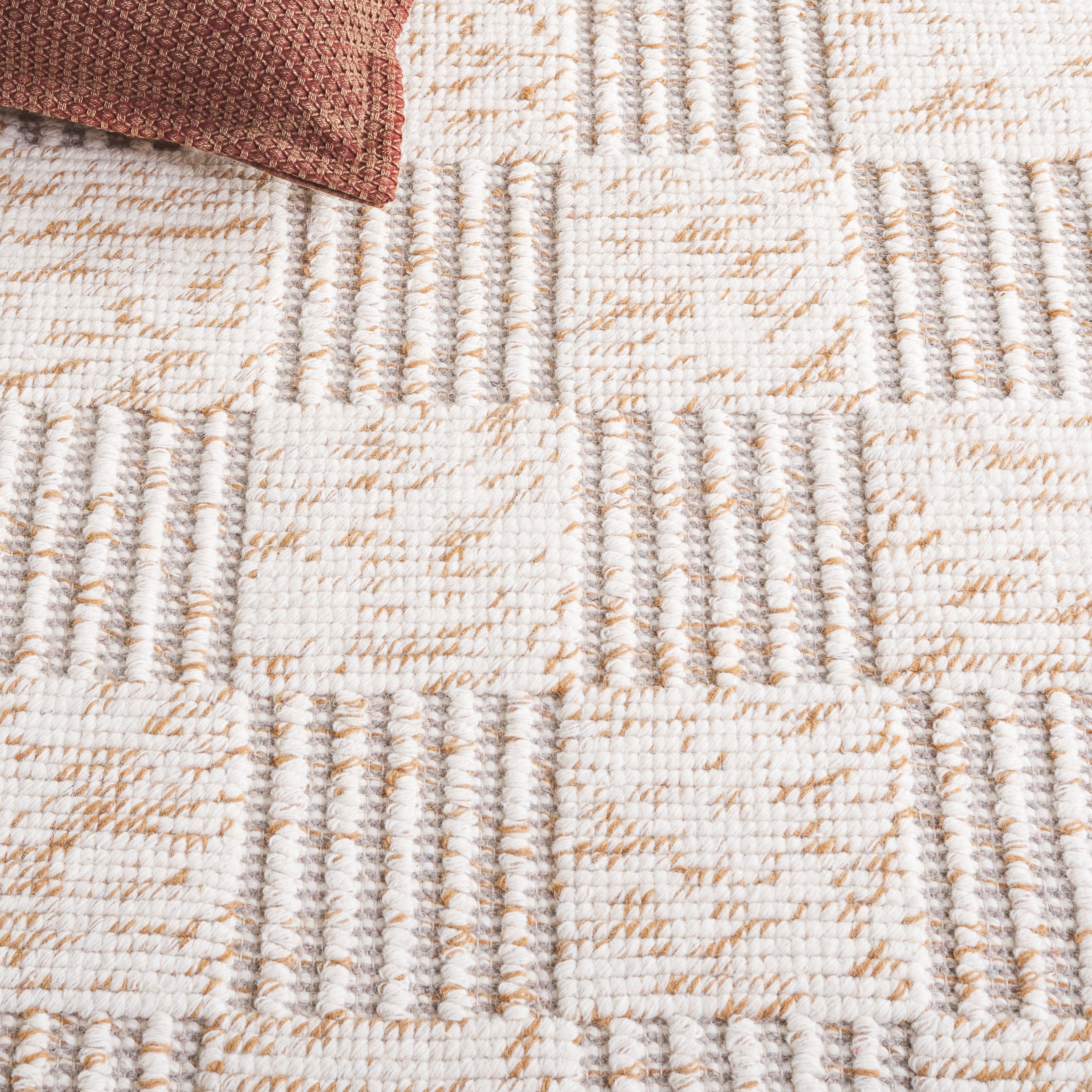 SAFAVIEH Natura Jannah Geometric Area Rug, Brown/Ivory, 8' x 10'