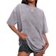 thumbnail image 1 of Camiseta oversize ADOREJOY 2XL cuello redondo de algodón gris, 1 of 8