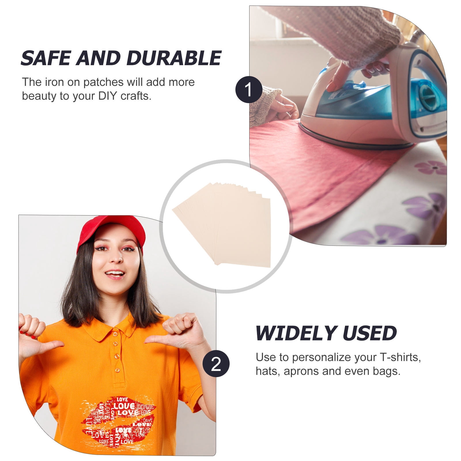 UPOUART Diy Sublimation Paper 100 Sheets for Friends Families Home Use Heat Transfer Paper