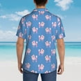 thumbnail image 3 of Lsque Cute Poodle Dog pattern Hawaiian Shirt for Men, Unisex Summer Beach Casual Short Sleeve Button Down Shirts-X-Large, 3 of 9