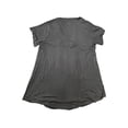 thumbnail image 2 of Hue Women's Short Sleeve Hi-Lo Perfect Legging Tagless Tee (Black, XL), 2 of 2