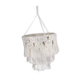 thumbnail image 3 of Tombra de lámparas colgantes de boho, escala de lámparas de macrame, cubierta de luz, decoración del techo de sombra de luz colgante para sala de Estilo a, 3 of 10