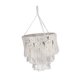 thumbnail image 3 of Shade de lámpara de macrame, cubierta de luz colgante de colgantes boho, escogida de lámparas bohemias para dormitorio, sala de estar, guardería, Estilo a, 3 of 8