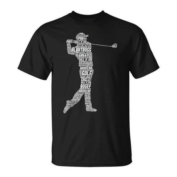SR Golf Club Golfer Golfing Boys T-shirt