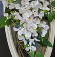 thumbnail image 3 of Artificial flowers,Artificial Spring Wreaths 24" Checked Bow Wreaths For Front Door Putside Spring Wreath For Indoor Home Wall Window Decor, 3 of 6