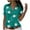 zc-Green, variant on fartey Womens Button Down Shirts Plus Size Short Sleeve Lapel Cardigan Tops Tunic Comfy Gradient Print Trendy Vacation Top, S-6XL