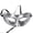 A001- Silver, variant on Masquerade Mask Gold Venetian Style for Halloween Prom Party Events 1 Pack