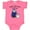 Hot Pink, variant on Inktastic Happy Birthday, Nana Cute Penguins Boys or Girls Baby Bodysuit