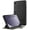 Black, variant on Poetic Explorer Magnetic for Samsung Galaxy Tab A9 (2023) Stand Folio Cover, Super Strong Magnetic Fidget Mount for Galaxy A9 Tablet, Space Gray