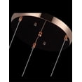 thumbnail image 3 of Lampara Colgante Iluminacion Luz Vic 3 Gargoleo Oro Rosa, 3 of 3