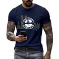 thumbnail image 5 of 9/11 Shirt for Men Never Forget 911 T Shirt 25th Anniversary USA Shirts American Flag Patriotic Short Sleeve Tops, S, 5 of 5