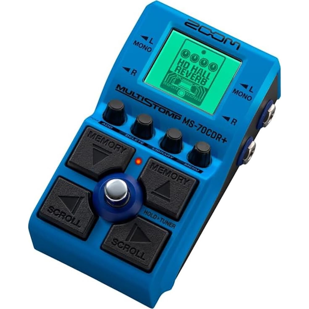 Zoom MS-70CDR Plus MultiStomp Chorus-Delay-Reverb Guitar Effects Pedal