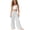 Beige, variant on Girls Wide Leg Linen Pants, Drawstring Flowy Lounge Trousers, Loose Fit Dressy Pants with Pockets (Beige, 8-9 Years)