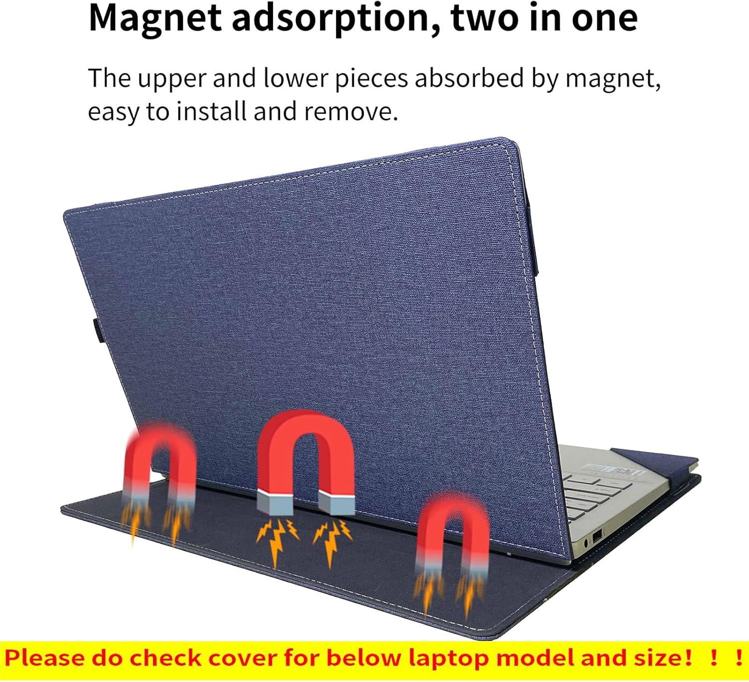 Protective Case Cover for 16" Hp Pavilion Book Pro 16-ab 16t-ab Pavilion Book Plus 16-ag 16-af Pavilion Laptop 16-af 16t-af Detachable Notebook Sleeve Computer Bag with Pencil Holder