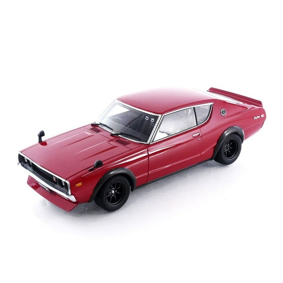 Nissan Skyline 2000GT-R (KPGC110) Tuned Version RHD (Right Hand Drive) Red 1/18 Model Car by Autoart