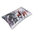 thumbnail image 5 of Fundas Decorativas para Almohadas AGAYNA 30x51 cm Ciervo Invernal Paquete de 2, 5 of 5