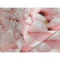 thumbnail image 4 of Ambesonne Watercolor Quilted Bedspread Set 3 Pcs, Vintage Flower Bloom, King Size, Pale Pink, 4 of 5