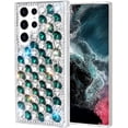 thumbnail image 2 of Compatible with Galaxy S23 Ultra Bling Diamond Case for Women Girls Girly Glitter Shiny 3D Crystal Rhinestone Case Fashion Luxury Double Color Sparkly Gemstone Soft TPU Cover, 2 of 12