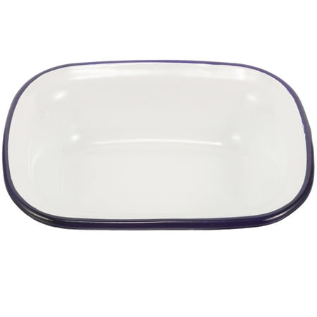 

Enamel Plate Cleaning Baking Pan Roasting Tray for Kitchen Heat-resistant Food See Description