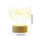 thumbnail image 3 of Luz nocturna LED creativa | Lámpara de escritorio acrílica con alimentación USB | Decoración de dormitorio en blanco cálido | Luz portátil para decorar habitaciones | Regalo de cumpleaños para, 3 of 5