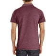 thumbnail image 2 of Men's Casual Polo Shirts Classic Button Basic Short Sleeve Shirt Solid Color Cotton Tees Golf Stylish Tops, 2 of 10