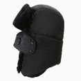 thumbnail image 2 of Guardurnaity Sombrero de soldado de piel sintética con orejeras, sombreros de invierno para hombre, sombreros de invierno para hombre, gorras de Sombreros do, 2 of 6