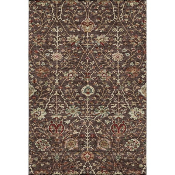 Dalyn Rugs Premium Machine Washable Mayfield AMF1085 Chocolate 9' x 12' Rug