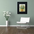thumbnail image 3 of Trademark Fine Art "Spring Flowers in a Vase 4" Canvas Art by Hai Odelia, Black Matte, Black Frame, 3 of 4