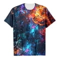thumbnail image 2 of MUXiin Boys Girls 3D Graphic Shirts Cool Crewneck T-Shirt Unisex Short Sleeve Top Tees 6-16 Years,C 8-9 Years, 2 of 4