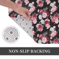 thumbnail image 6 of Pofeuu Rose Flowers Print Flannel Doormats Rug16"x24"Rug Washable Doormats Indoor Outdoor Rugs for Layered Front Door Mats, Porch, Kitchen, Entryway, 6 of 7
