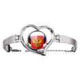 thumbnail image 1 of Emblema nacional del pais de Rusia Pulsera pulsera de joyería en forma de corazón Unbranded M, 1 of 3