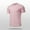 #Pink, variant on DPTALR Men's Summer Solid Color Loose Crew Neck Short Sleeve T-shirt,Black, S