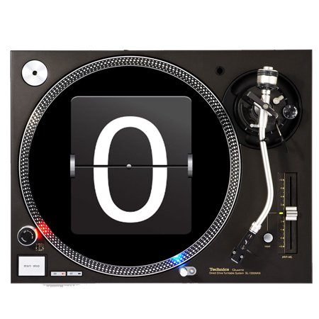 KuzmarK™ 12" DJ Turntable Slipmat - Zero