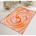 thumbnail image 3 of Colors Large Area Rugs, Abstract Fluid Runner Rugs, Non-Slip Floor Throw Mat, Rectangle Carpet for Living Room, Bedroom, Hallway Front Entrance, Kitchen, Dining, 3' x 5', 3 of 7