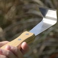 thumbnail image 4 of Bark Removal Tool with Wooden Handle Stainless Steel Debarking, Spud for Garden Use Ergonomic Design for Fruit Tree Garden Use and Yard Maintenance, 4 of 9