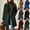 Wine, variant on Women's Winter Notched Collar Plaid Wool Trench Coat Button Down Mid Long Overcoat Outerwear Wine