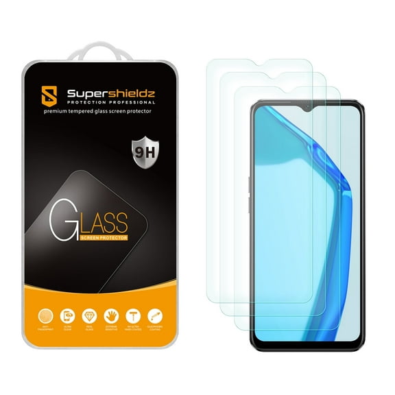 (3 Pack) Supershieldz Designed for Oneplus Nord N300 5G Tempered Glass Screen Protector, Anti Scratch, Bubble Free
