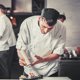 thumbnail image 5 of ColoMX 2 unids Chef de uso múltiple Hat Catering Chef Tea Restaurantes Caps Chef Sombreros (Negro), 5 of 7